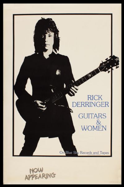 Rick Derringer Original Concert  Poster