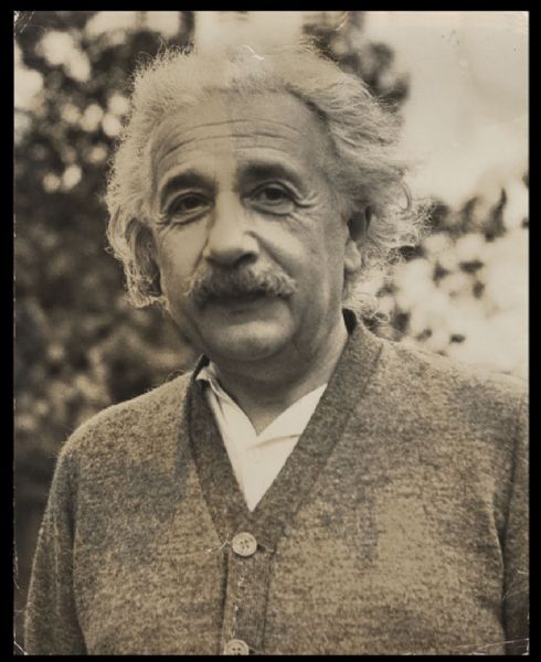 Albert Einstein Original Hans Knopf Photograph