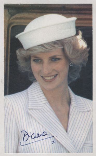 Princess Diana Signed Picture