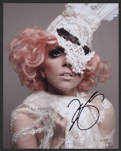 Lady Gaga Signed Photograph