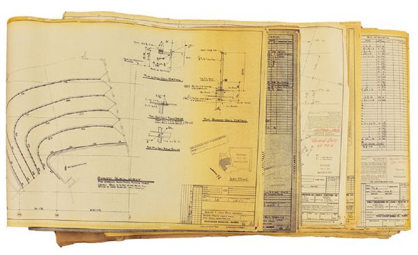 Disney World and Disneyland Original Blue Prints