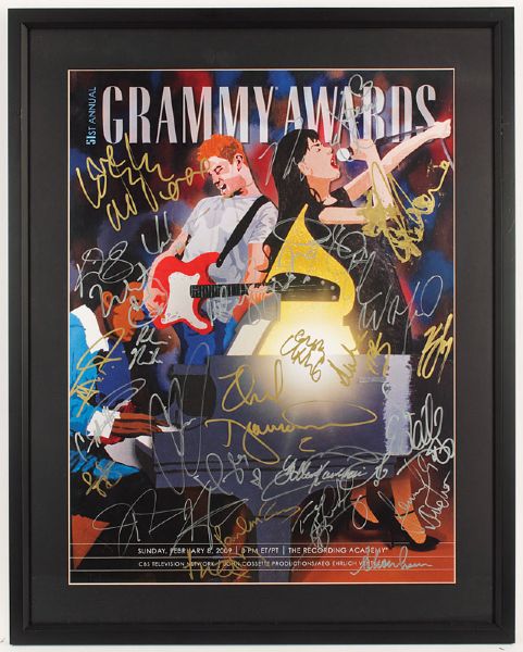 51st  Grammy Awards Performers Signed Poster