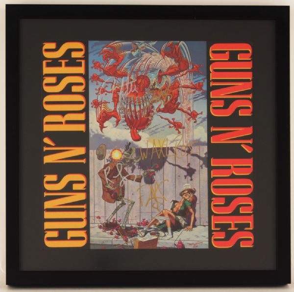 Guns N Roses Signed Banned "Appetite for Destruction" Album