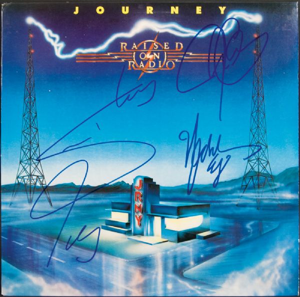 Journey Signed "Raised on Radio" Album