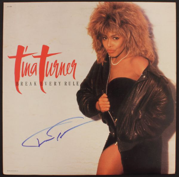 Tina Turner Signed "Break Every Rule" Album