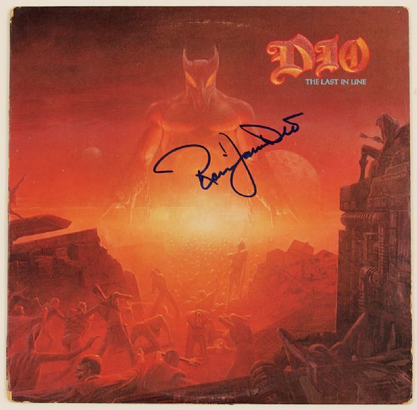 Ronnie James Dio Signed "The Last In Line" Album