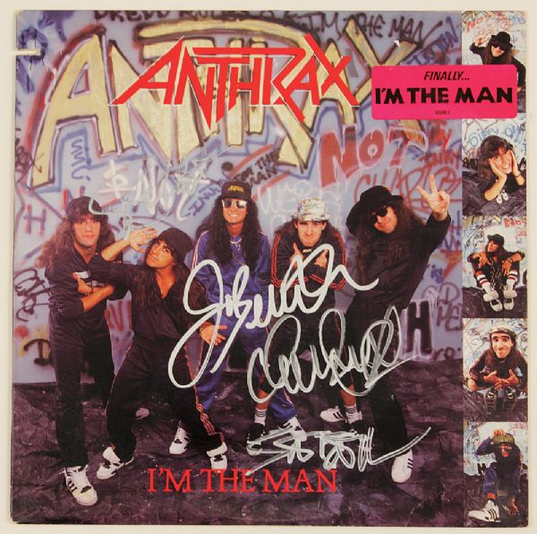 Anthrax Signed "Im The Man" Album