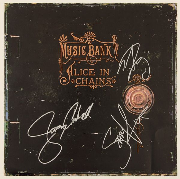 Alice In Chains Signed Flat