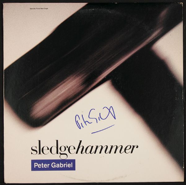 Peter Gabriel Signed "Sledgehammer" Album