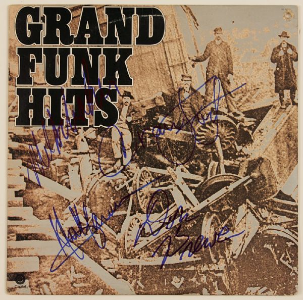 Grand Funk Railroad Signed "Grand Funk Hits" Album