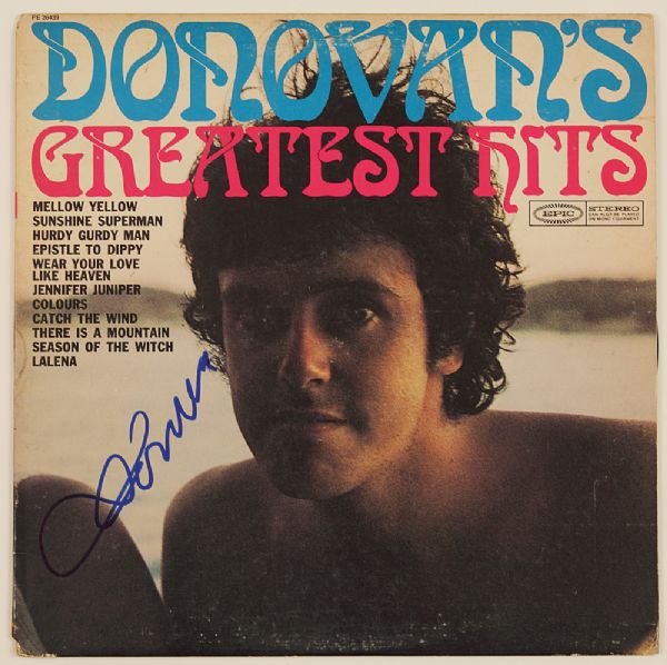 Donovan Signed "Greatest Hits" Album