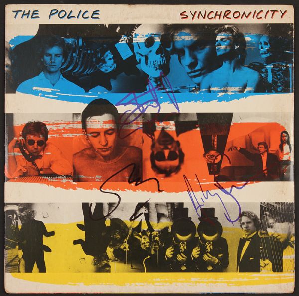 The Police Signed "Synchronicity" Album