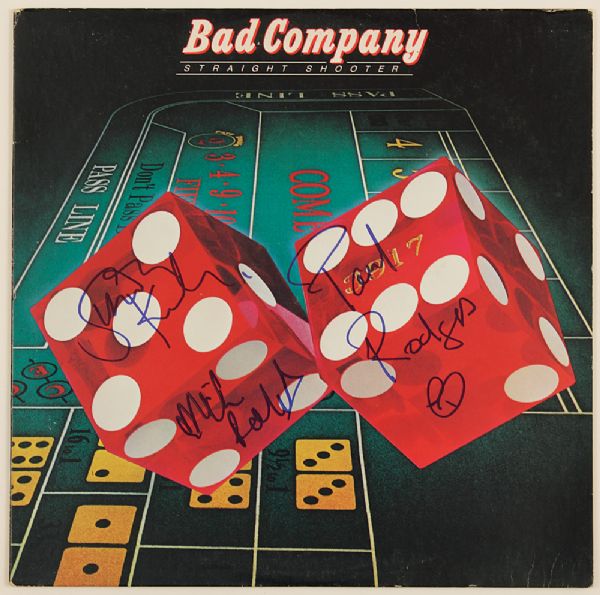 Bad Company Signed "Straight Shooter" Album