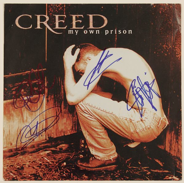 Creed Signed "My Own Prison" Flat