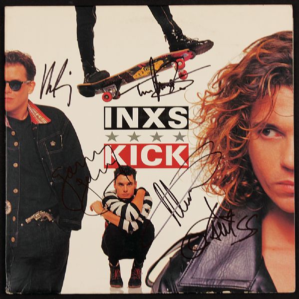 INXS Signed "Kick" Album