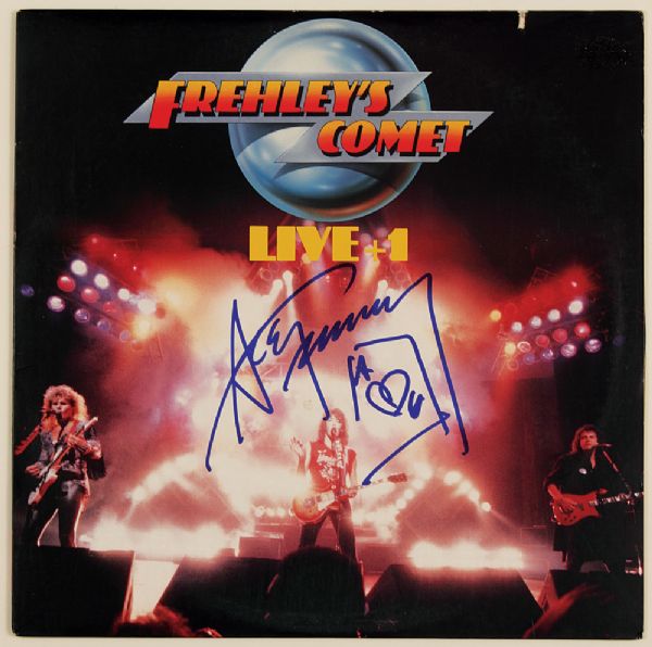 KISS Ace Frehley Signed "Frehleys Comet" Album