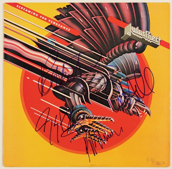 Judas Priest Signed "Screaming for Vengeance" Album