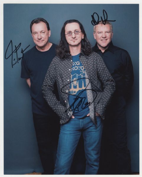 Rush Signed Photograph