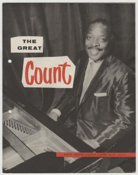 Count Basie Original Concert Program