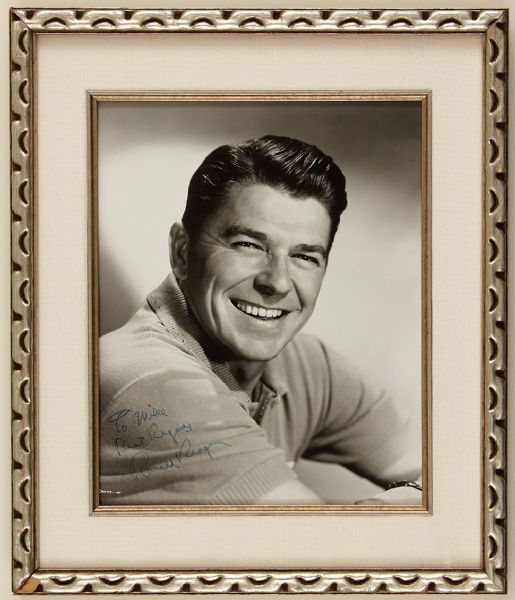 Ronald Reagan Signed and Inscribed Original Photograph