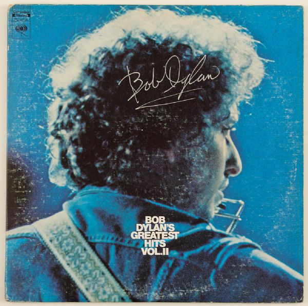 Bob Dylan Signed "Greatest Hits Vol.II"