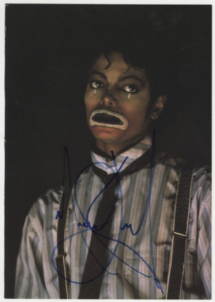 Michael Jackson Signed Photograph