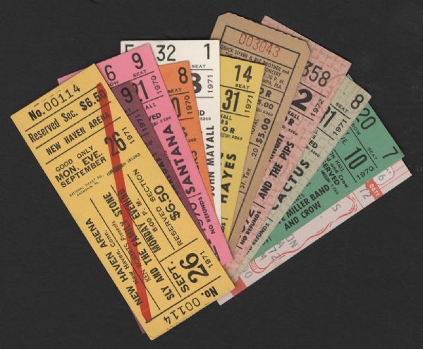 Concert Ticket Archive