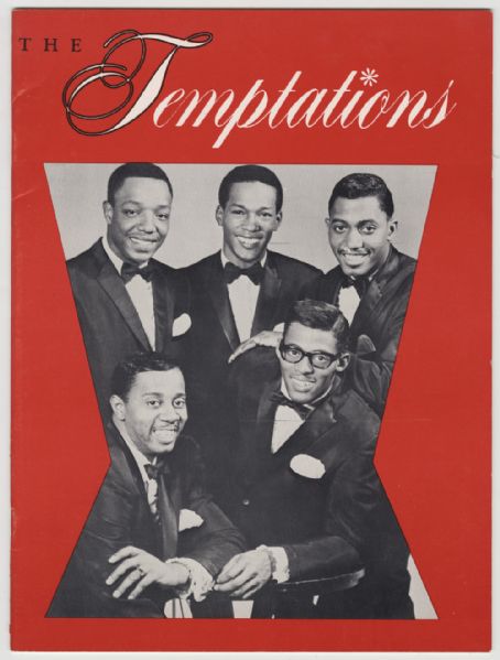 The Temptations 1966 Original Concert Program