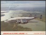 Beatles 1965 Signed "American Flyers Airline" Brochure