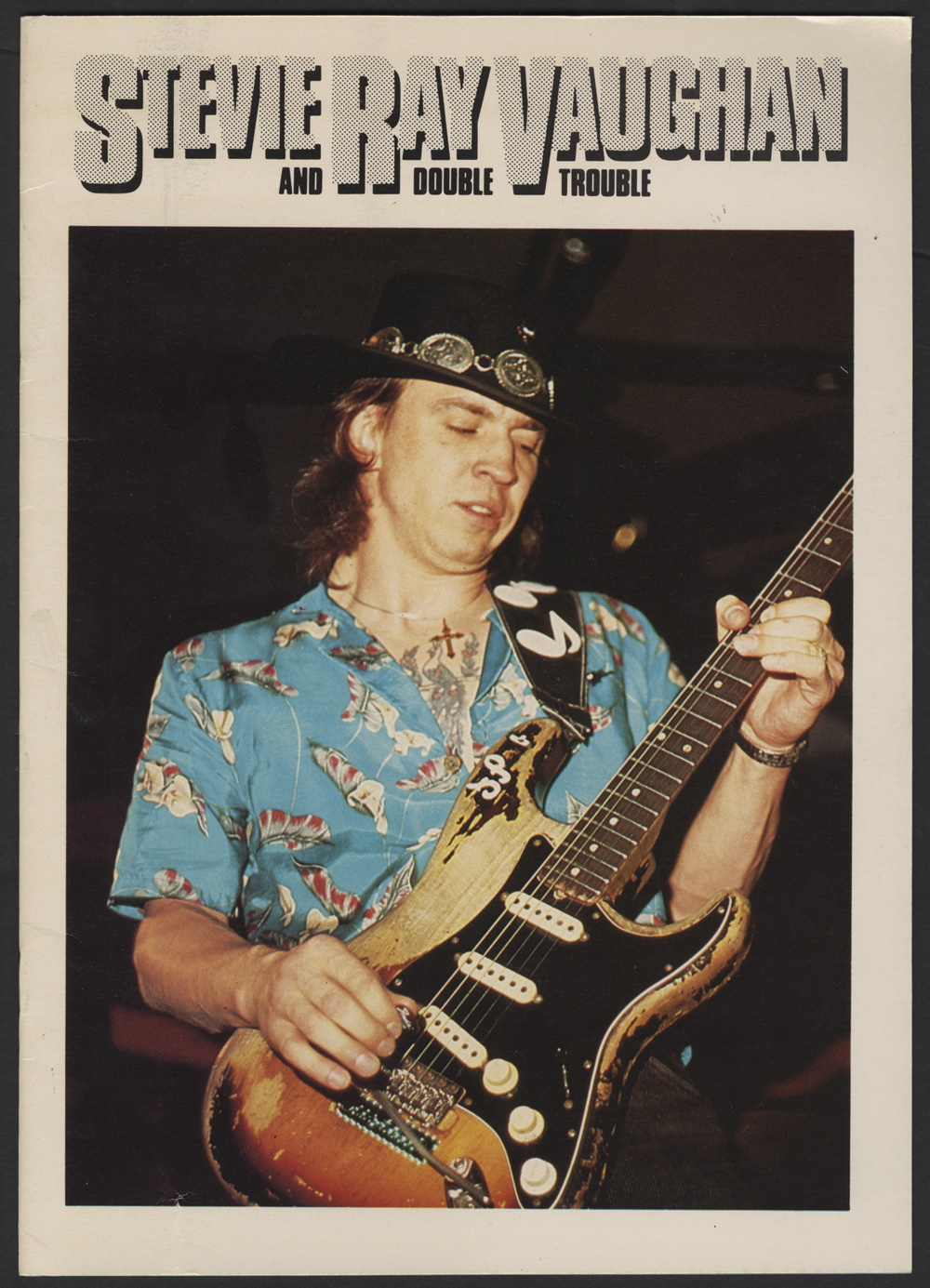 Lot Detail  Stevie Ray Vaughan Original 1984 Australian Tour Program