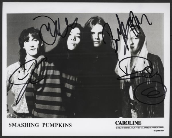 Smashing Pumpkins Signed Photograph