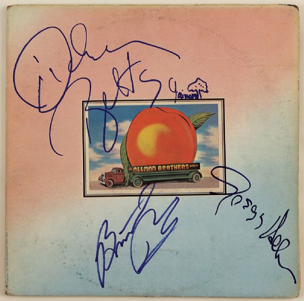 Allman Brothers Signed "Eat A Peach" Album