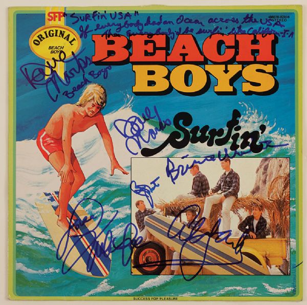 The Beach Boys Signed "Surfin" Album 