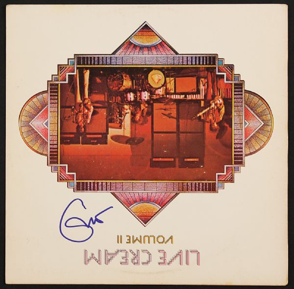 Eric Clapton Signed "Live Cream Volume II" Album