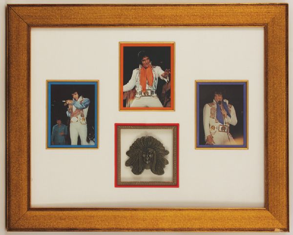 Elvis Presley Stage Worn Indian Head Belt Buckle