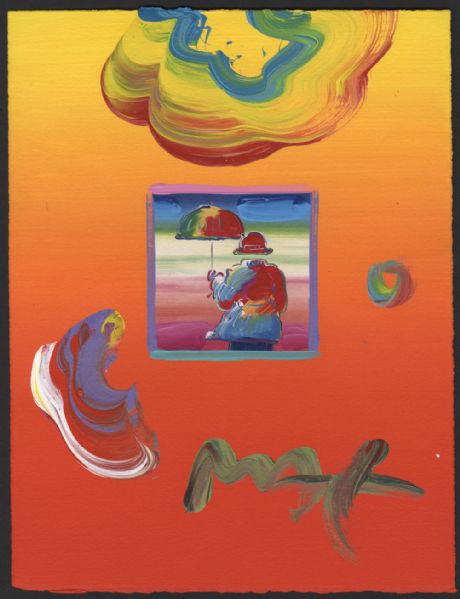 Lot Detail - Peter Max "Umbrella" Original Limited Edition Artwork