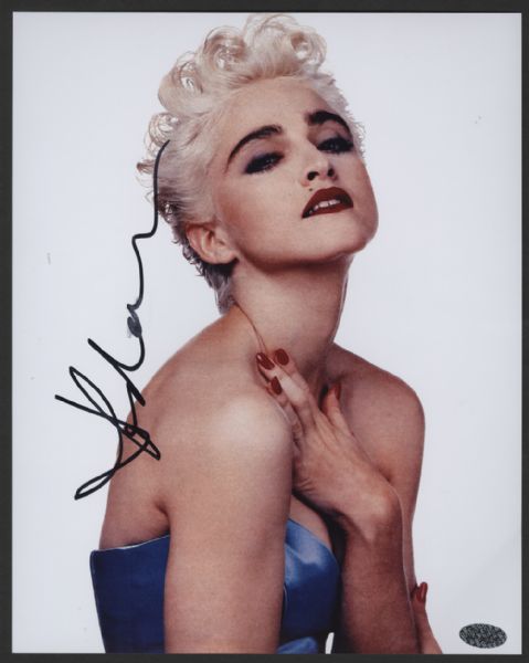 Madonna Signed Photograph