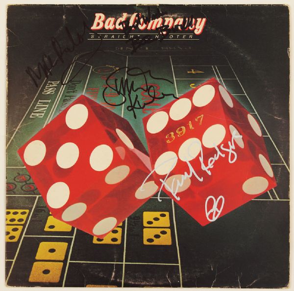 Bad Company Signed "Straight Shooter" Album