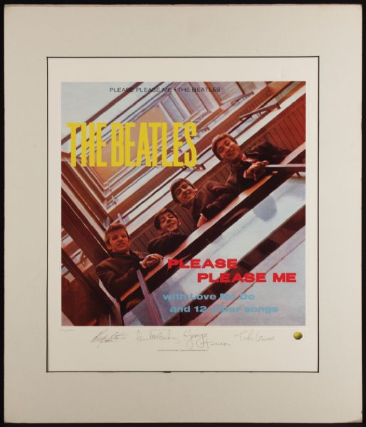 Beatles "Please Please Me" Original Lithograph