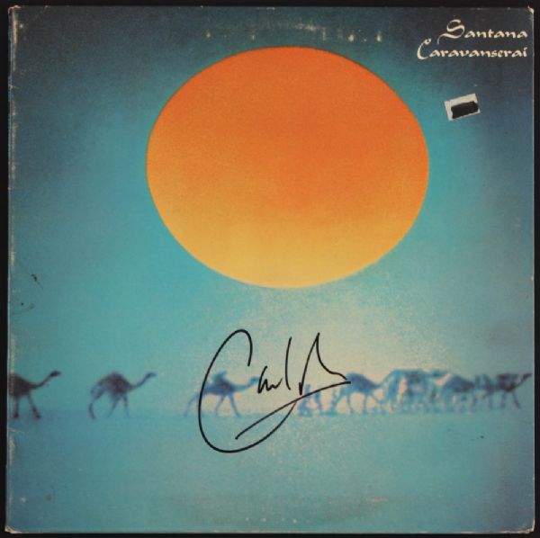 Carlos Santana Signed "Caravanserai" Album