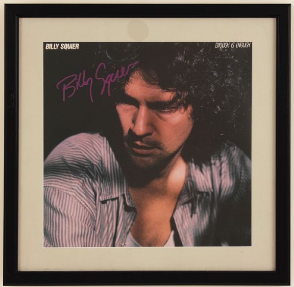 Billy Squier Signed "Enough Is Enough" Album