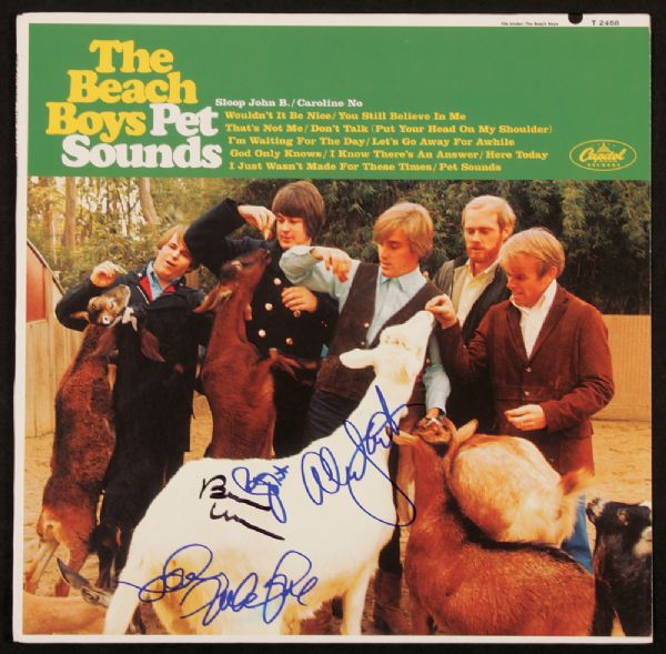 Beach Boys Signed "Pet Sounds" Album