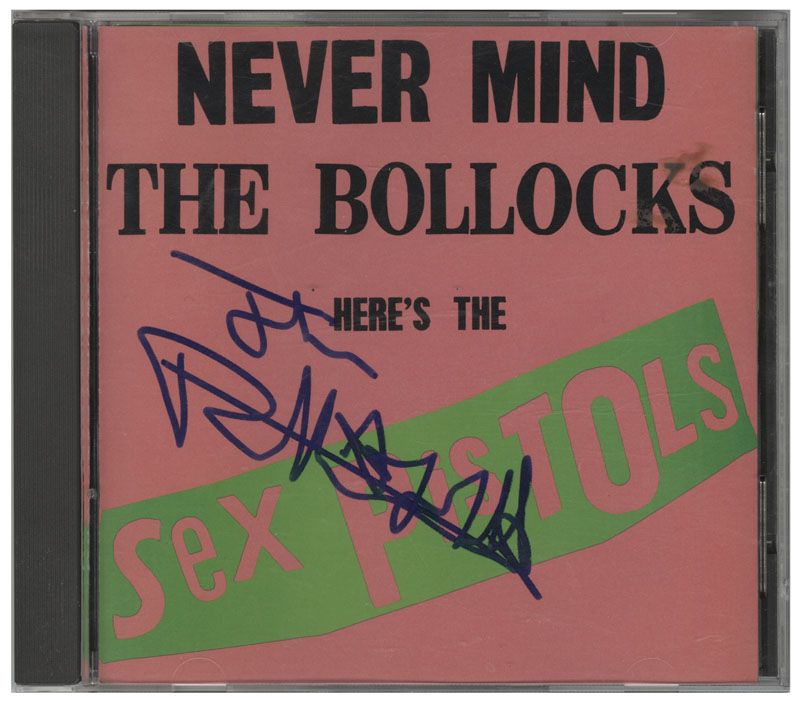 Lot Detail - Sex Pistols Johnny Rotten Signed 