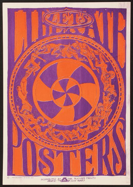 1967 Banned "Lets Liberate Posters" Original Poster