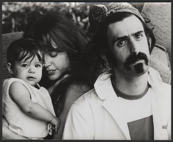 Lot Detail - Frank Zappa Original Malcolm Lubliner Stamped Photograph