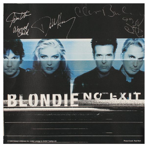 Blondie Signed "No Exit" Poster