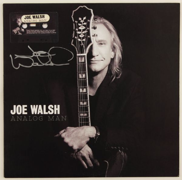 Joe Walsh Signed "Analog Man" Album Cover 