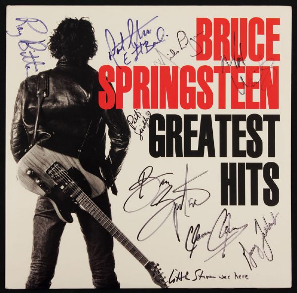 Bruce Springsteen and The E Street Band Signed "Greatest Hits" Album