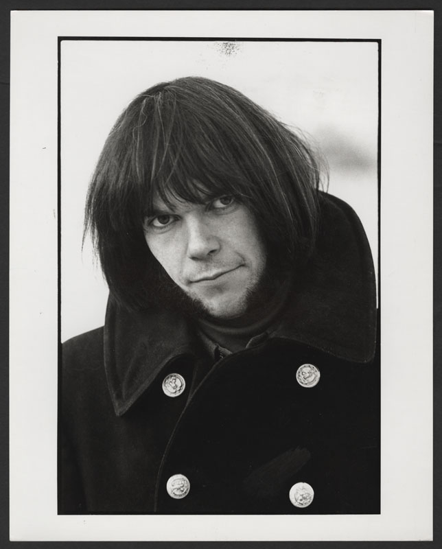 Lot Detail - Neil Young Original Linda McCartney Stamped Photograph