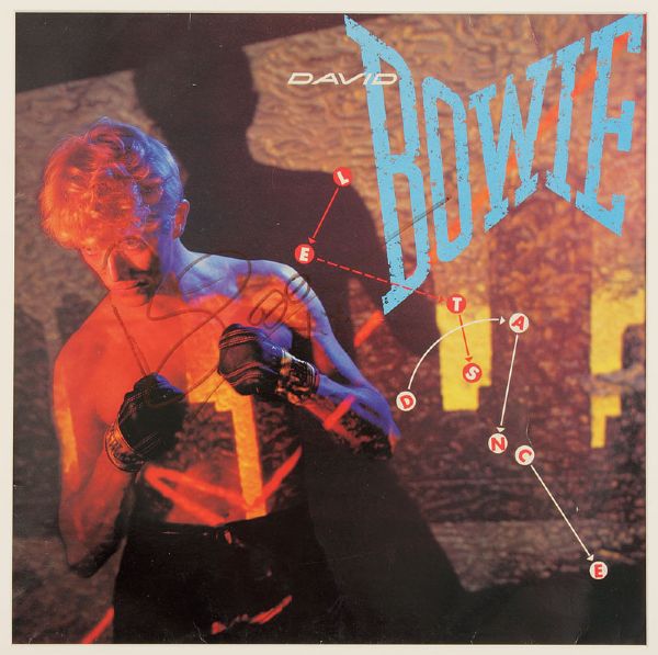 David Bowie Signed "Lets Dance" Album